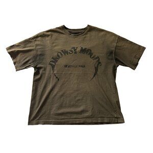 Zara Amsterdam "Drowsy Moods" T-Shirt Medium Faded Streetwear Style